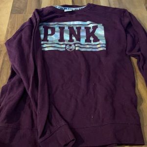 pink crewneck